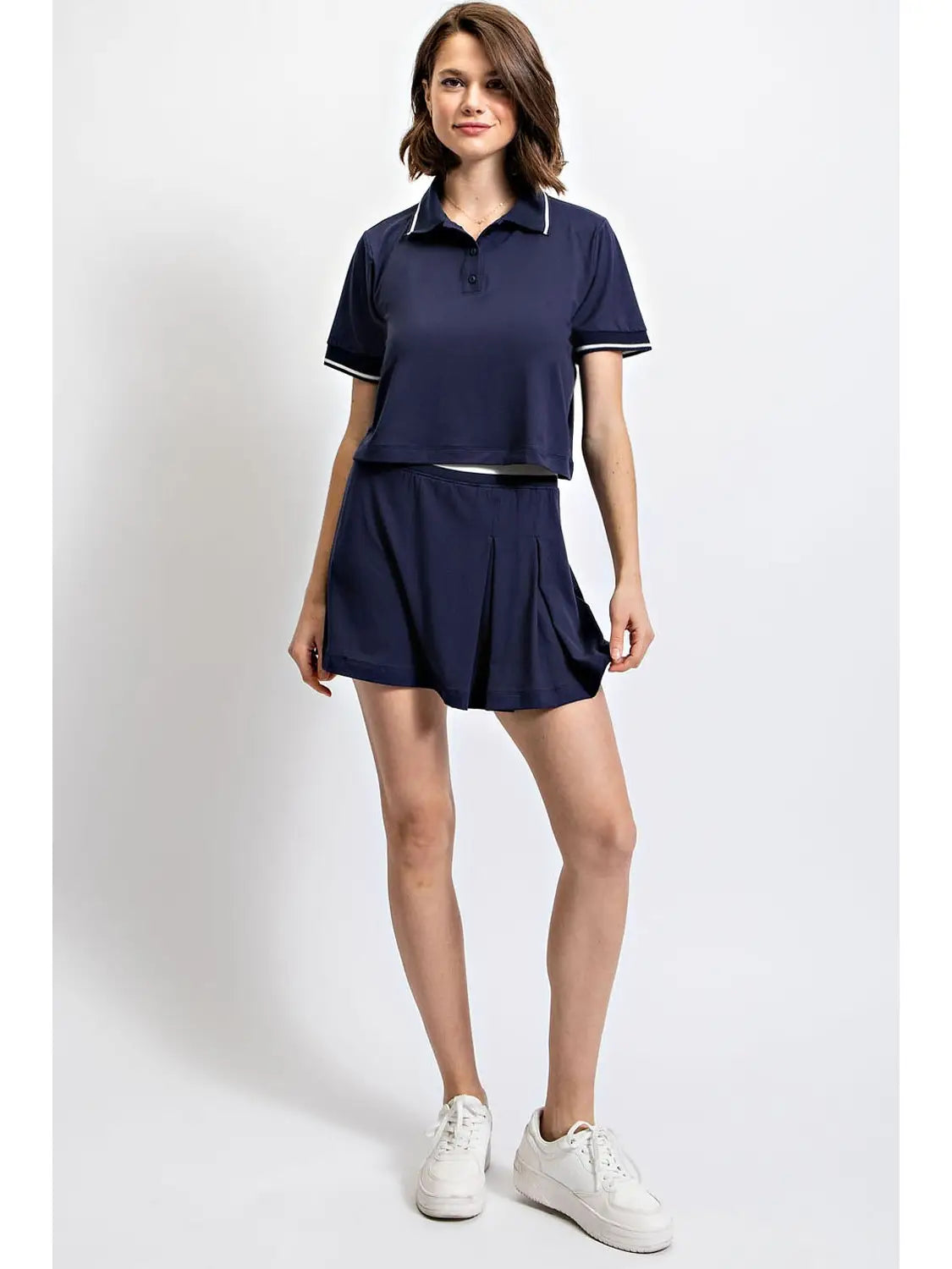 Tennis Skirt w/ Embroidered C