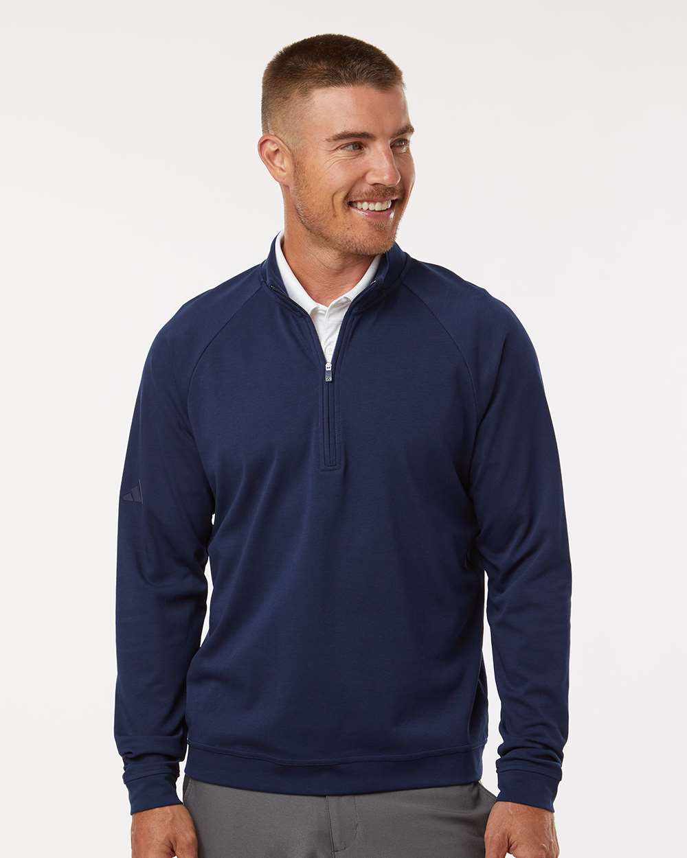 Adult Adidas 1/4 Zip with Crest
