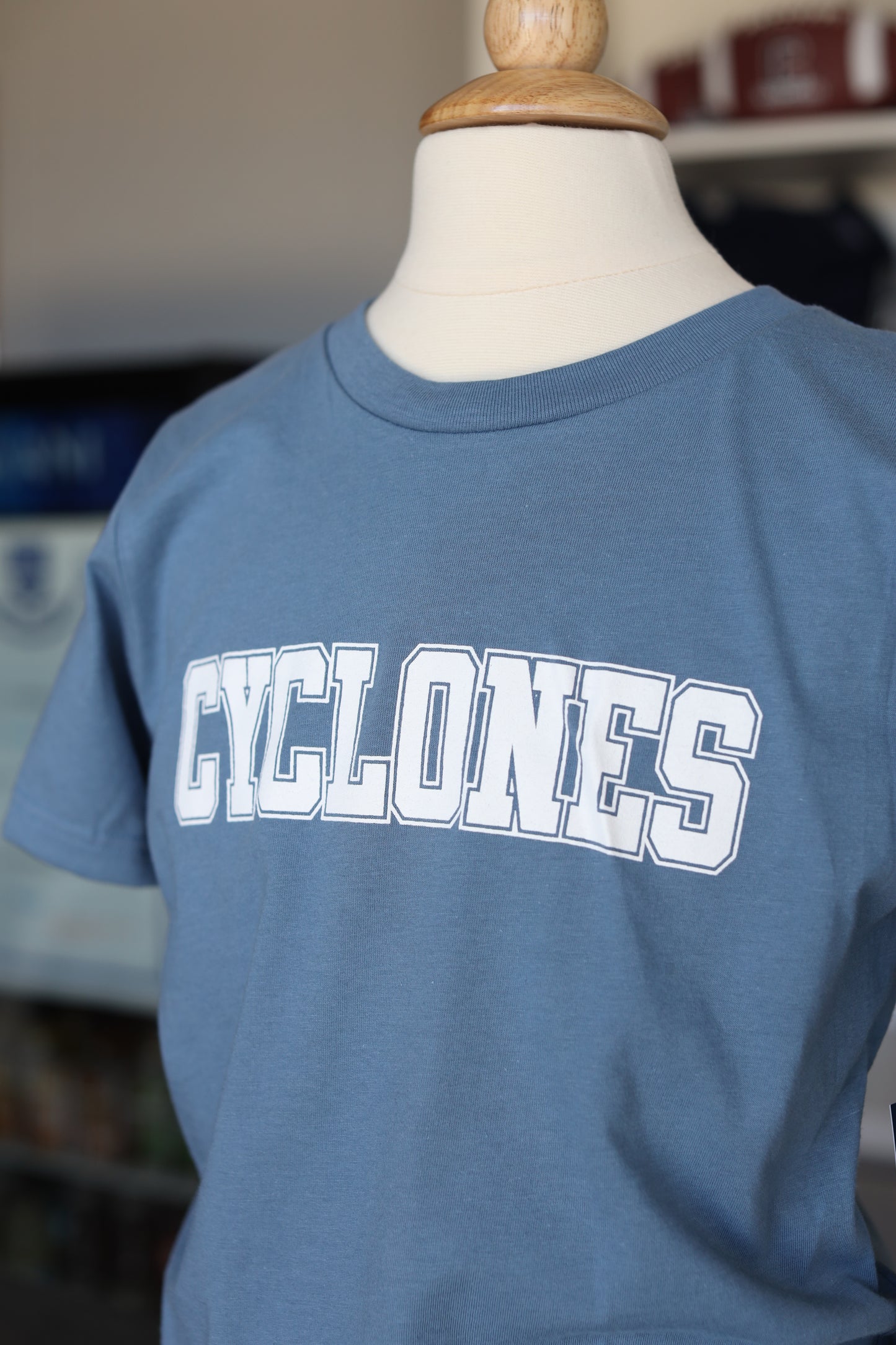 Cyclones Block Letter Tee