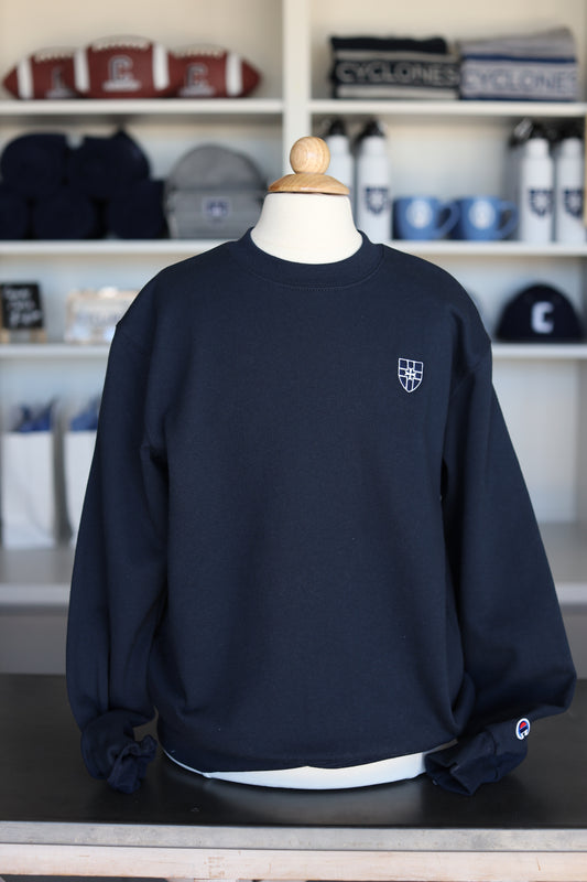 Classic Crewneck Sweatshirt with Crest