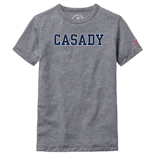 League Casady Tee - Heather Grey