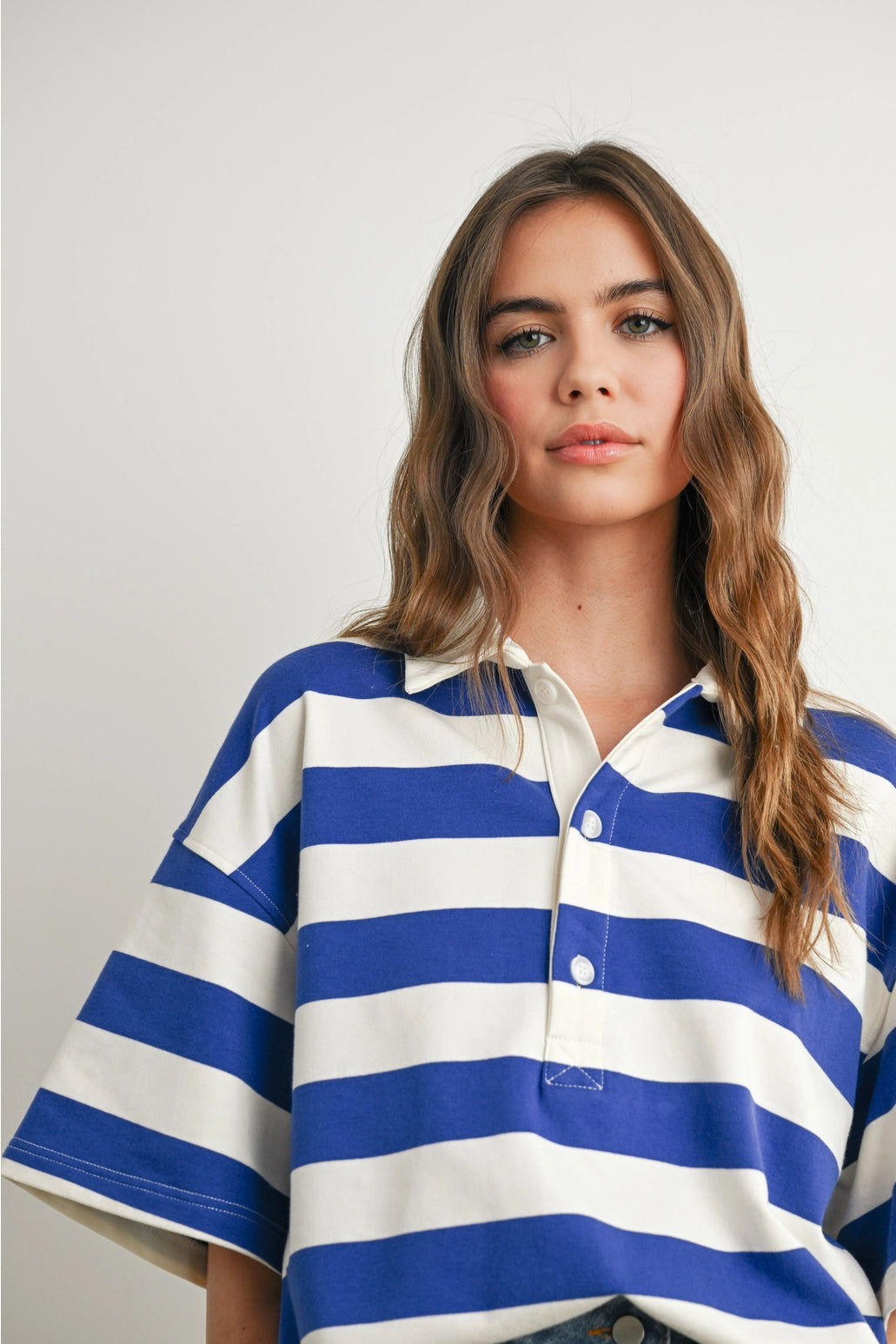 Women's Short Sleeve Rugby Polo