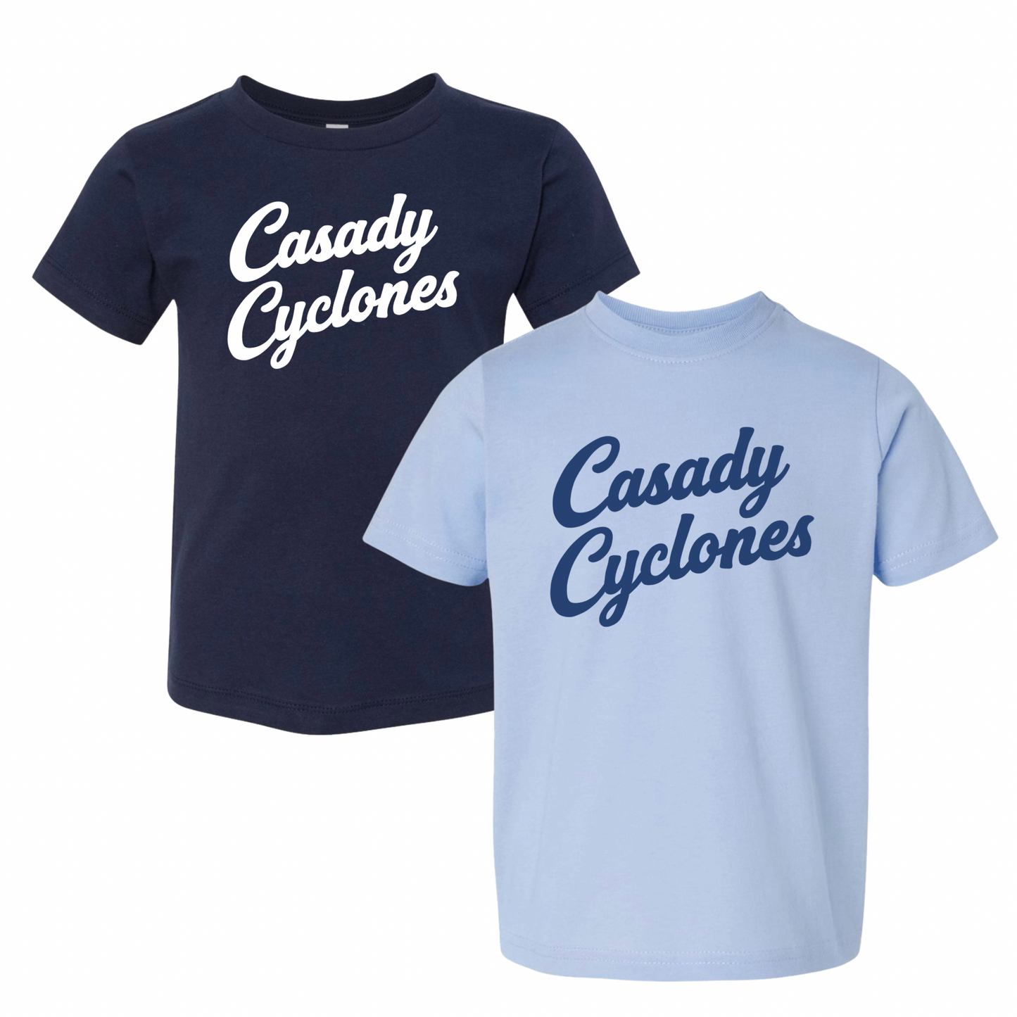 Casady Cyclones Athletic Script Tee - 2 Colors