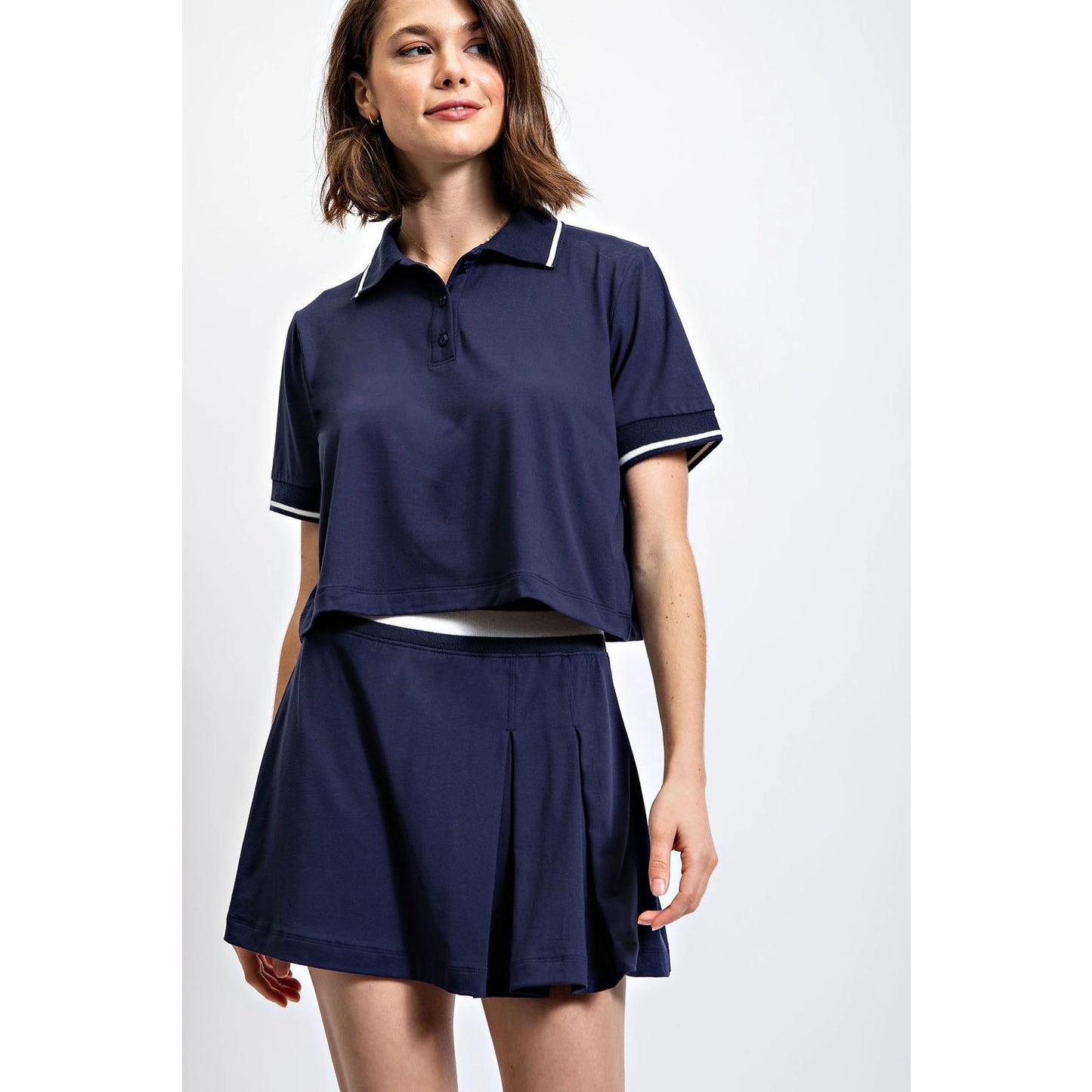 Tennis Skirt w/ Embroidered C