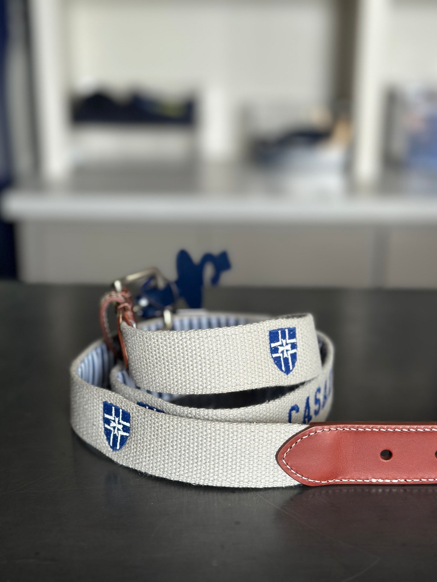 Peter Millar Casady Embroidered Belt