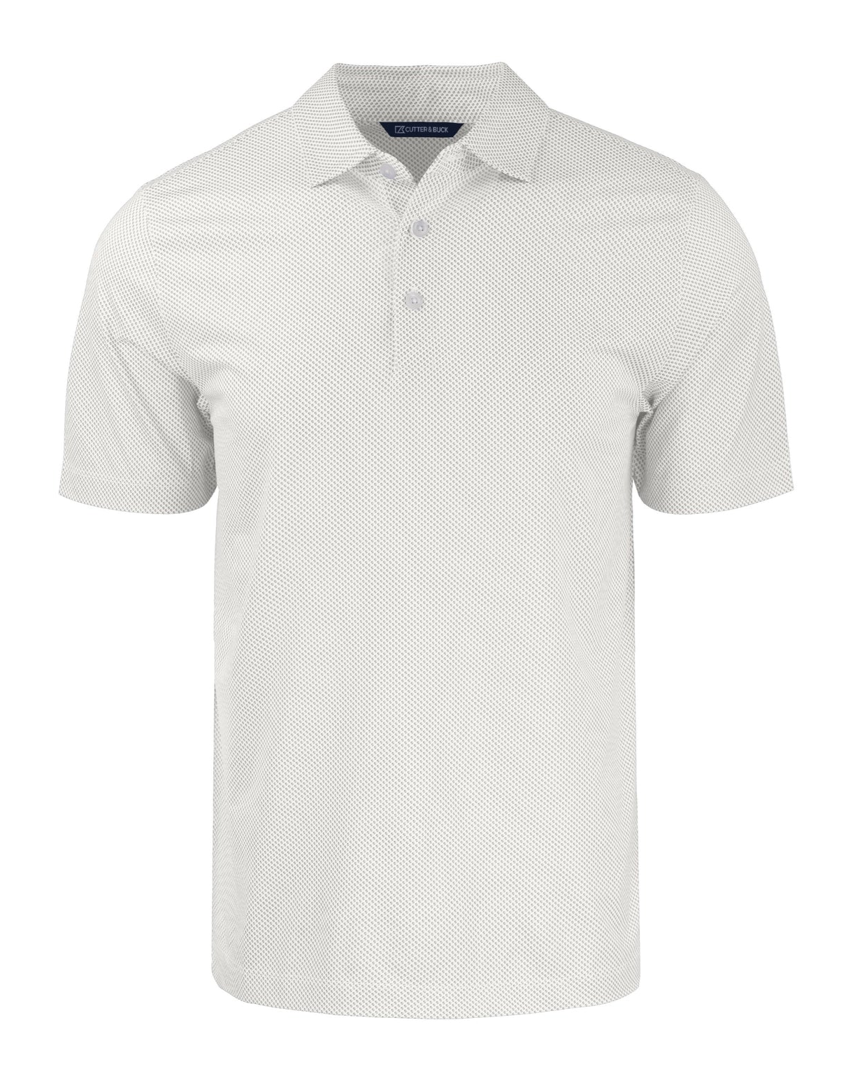 Symmetry Print Polo with Crest