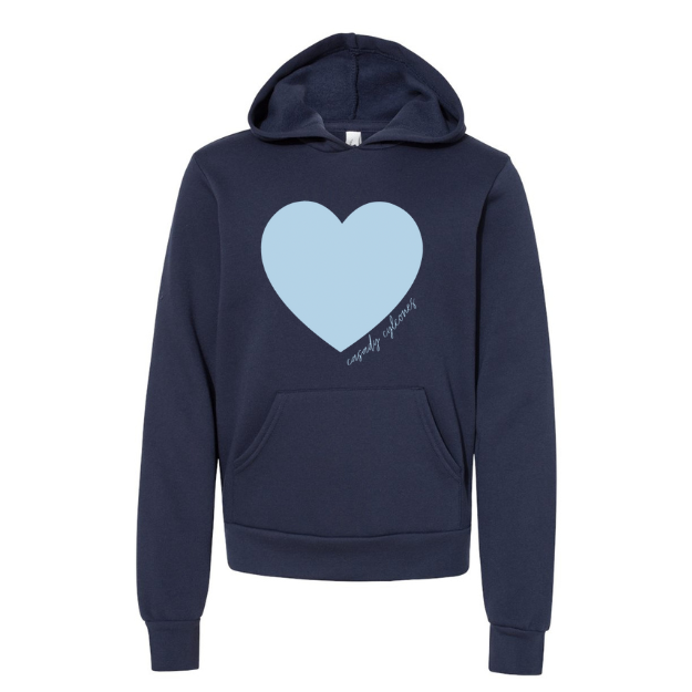 Heart Hoodie and Sweatshirt