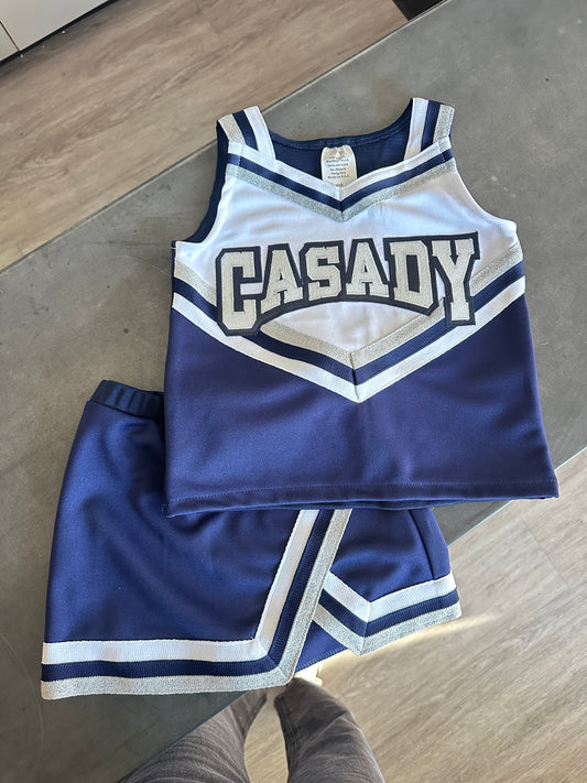 Twill Appliqué Cheer Uniform Set