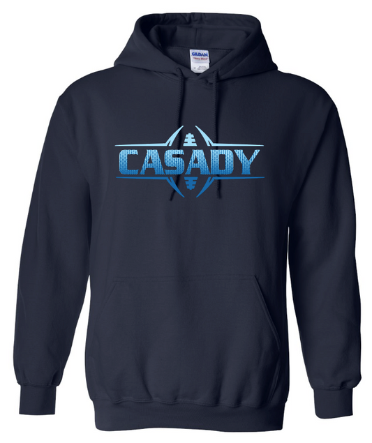 Casady Gradient Football Hoodie