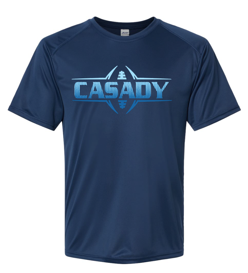 Casady Gradient Football Tee
