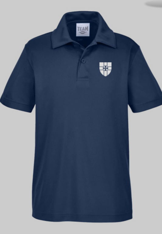 Youth 365 Performance Polo w/ Crest