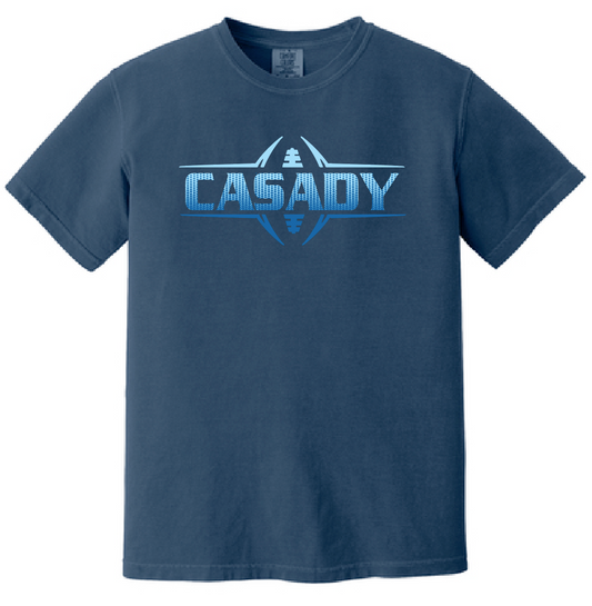 Casady Gradient Football Tee