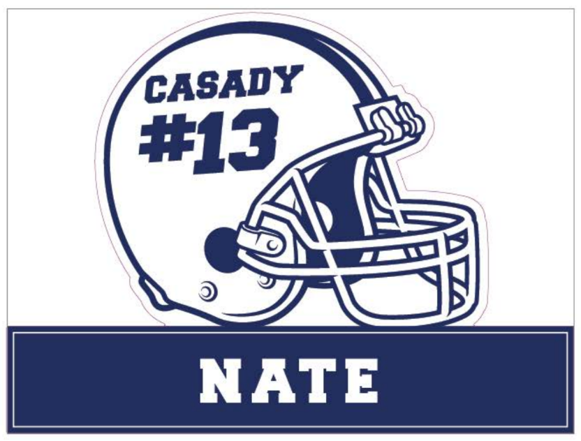 Custom Sports Yard Sign