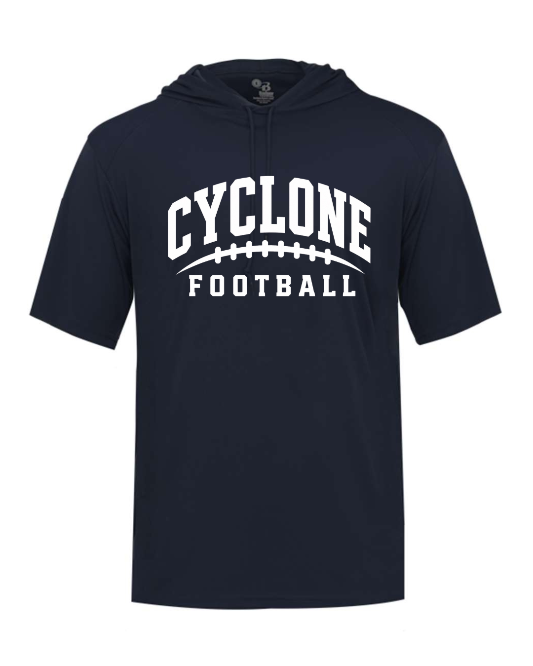 Cyclone Football Shortsleeve Hoodie - 2 colors