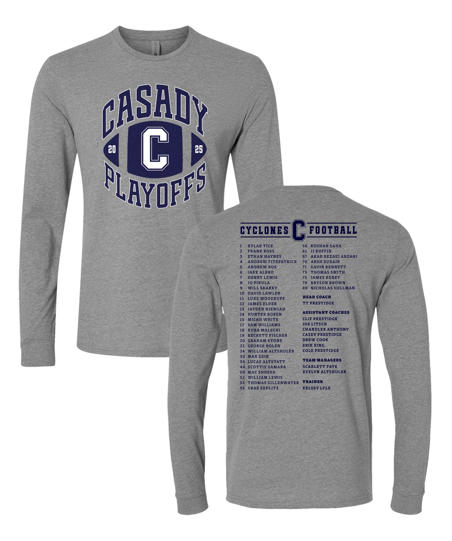 Casady Football 2025 Playoffs Tee