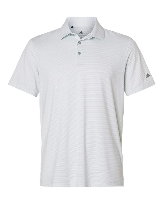 Adidas Pinstripe Golf Polo w/ C