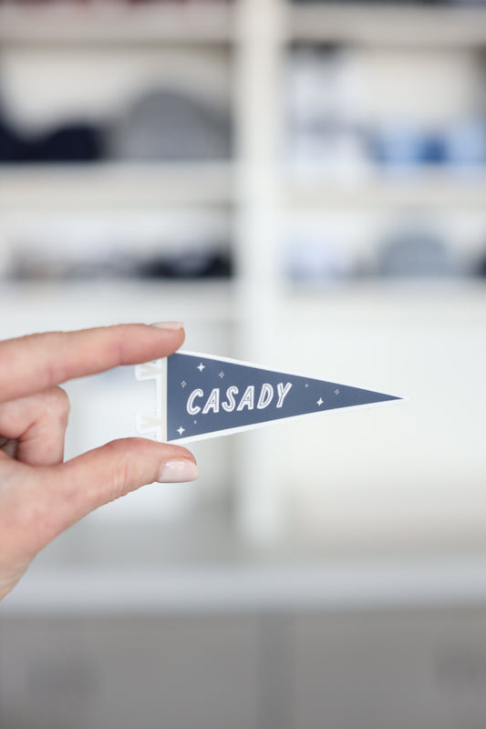 Casady Pennant Sticker