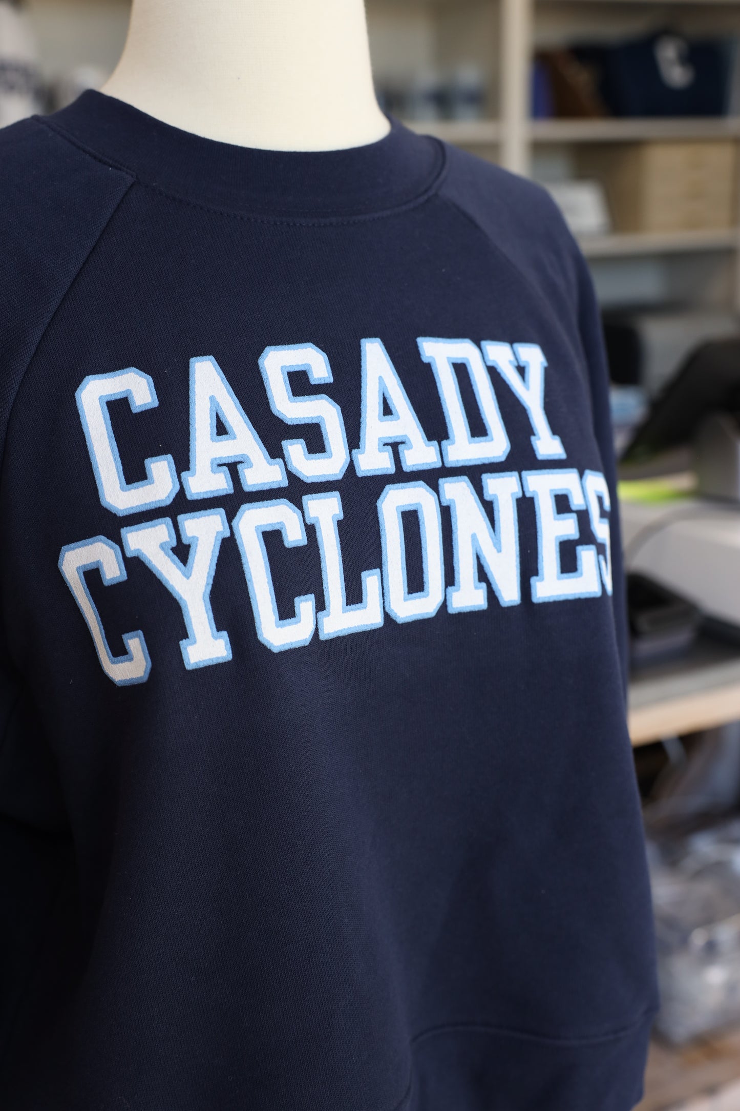 Cyclones Puff Paint Pullover