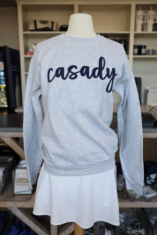 Casady / Cyclones Puff Script Sweatshirt