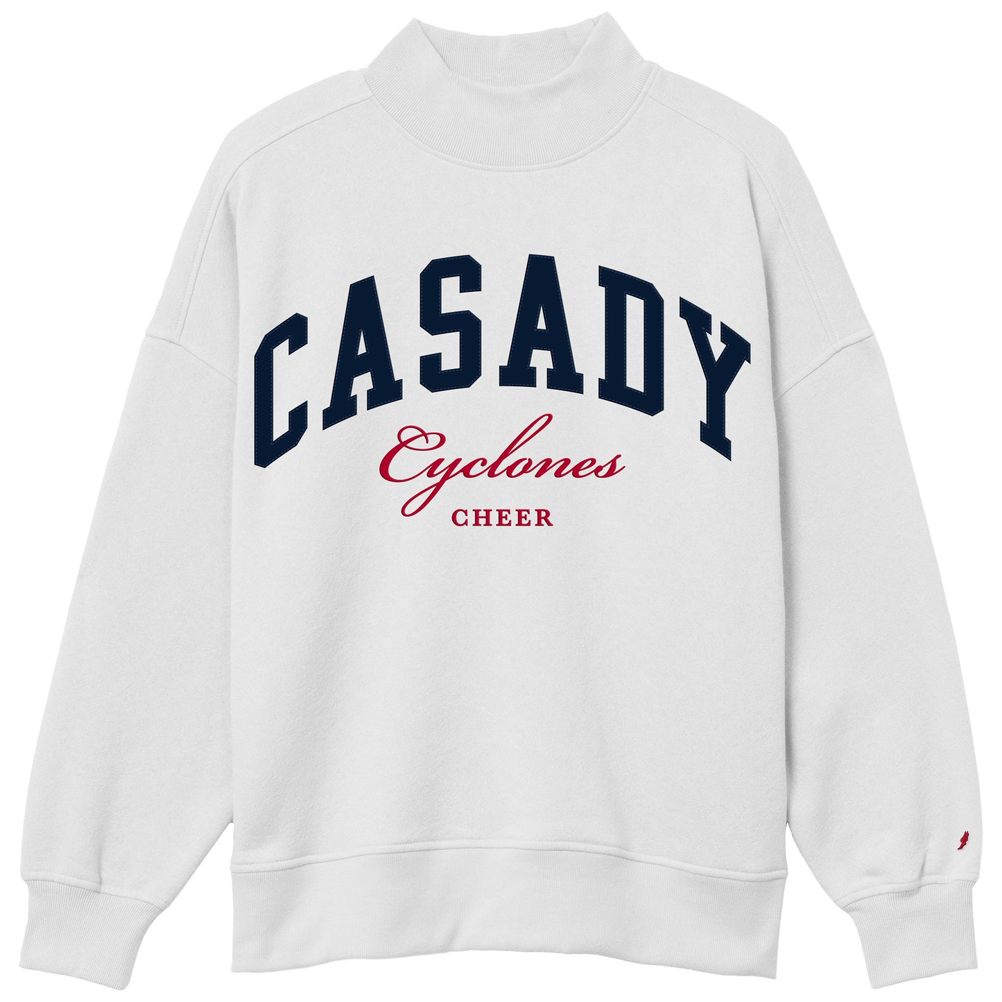 Casady Cyclones Cheer Mock Neck