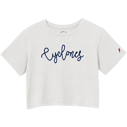 Youth Girls Midi Tee w/ Cyclones