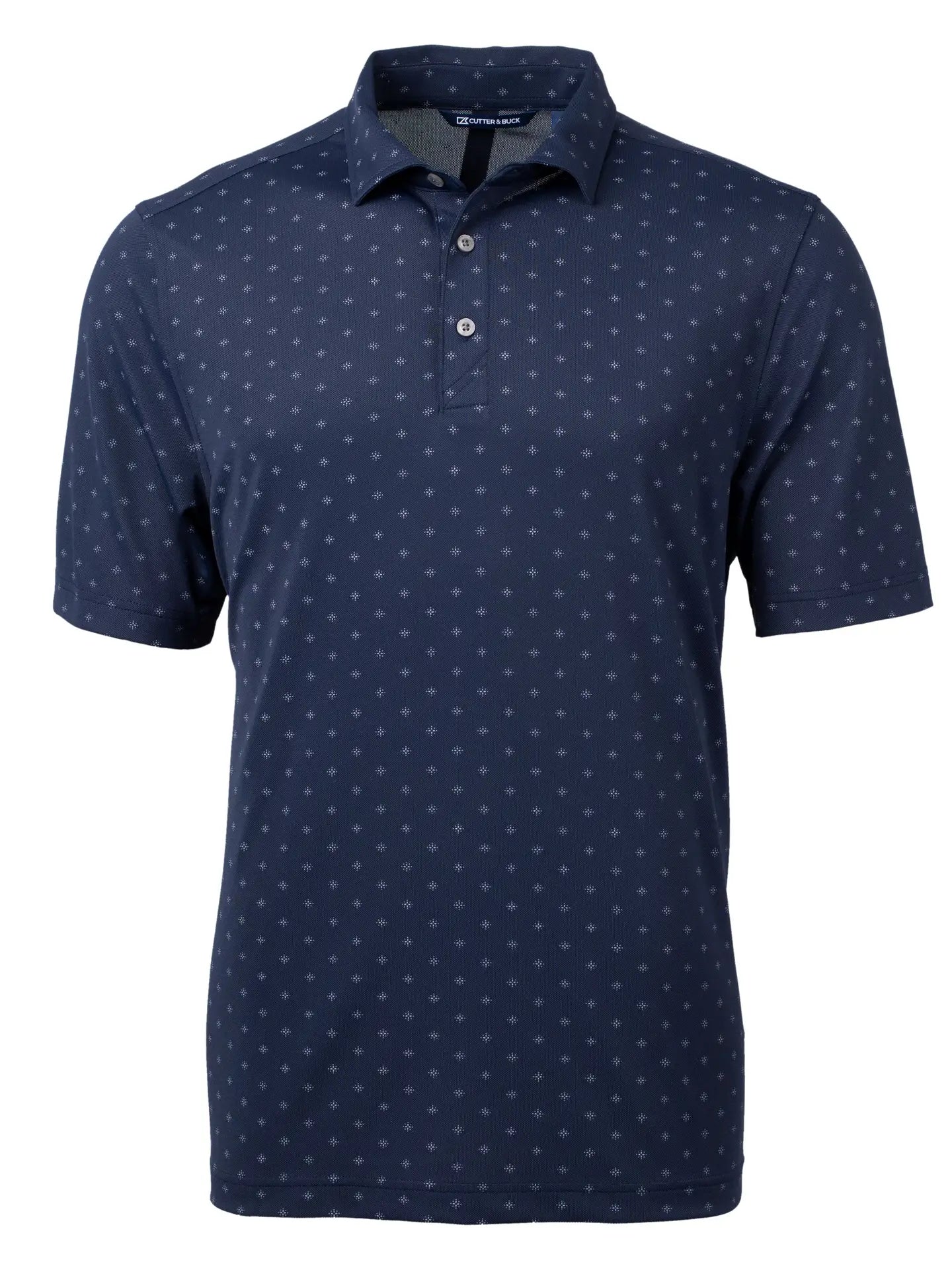 Pique Tile Print Polo