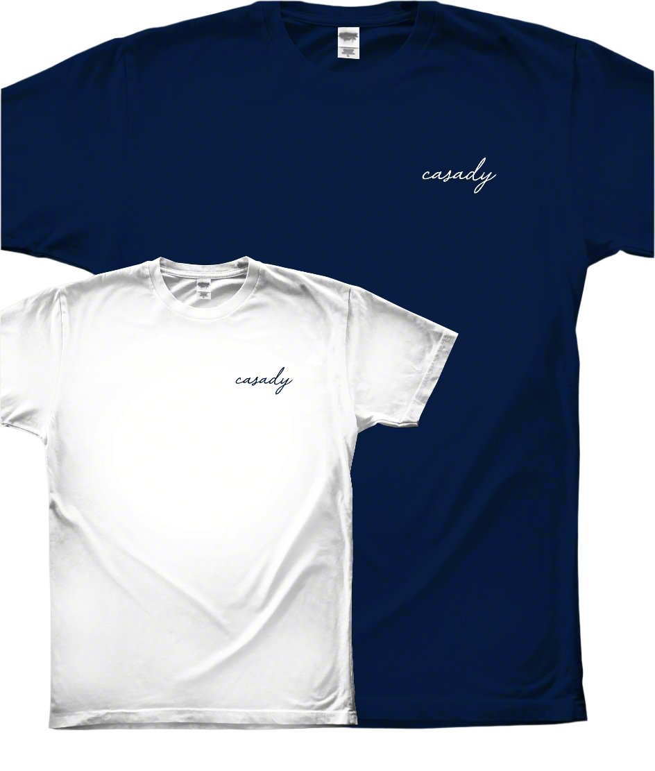 Casady Embroidered Script Tee