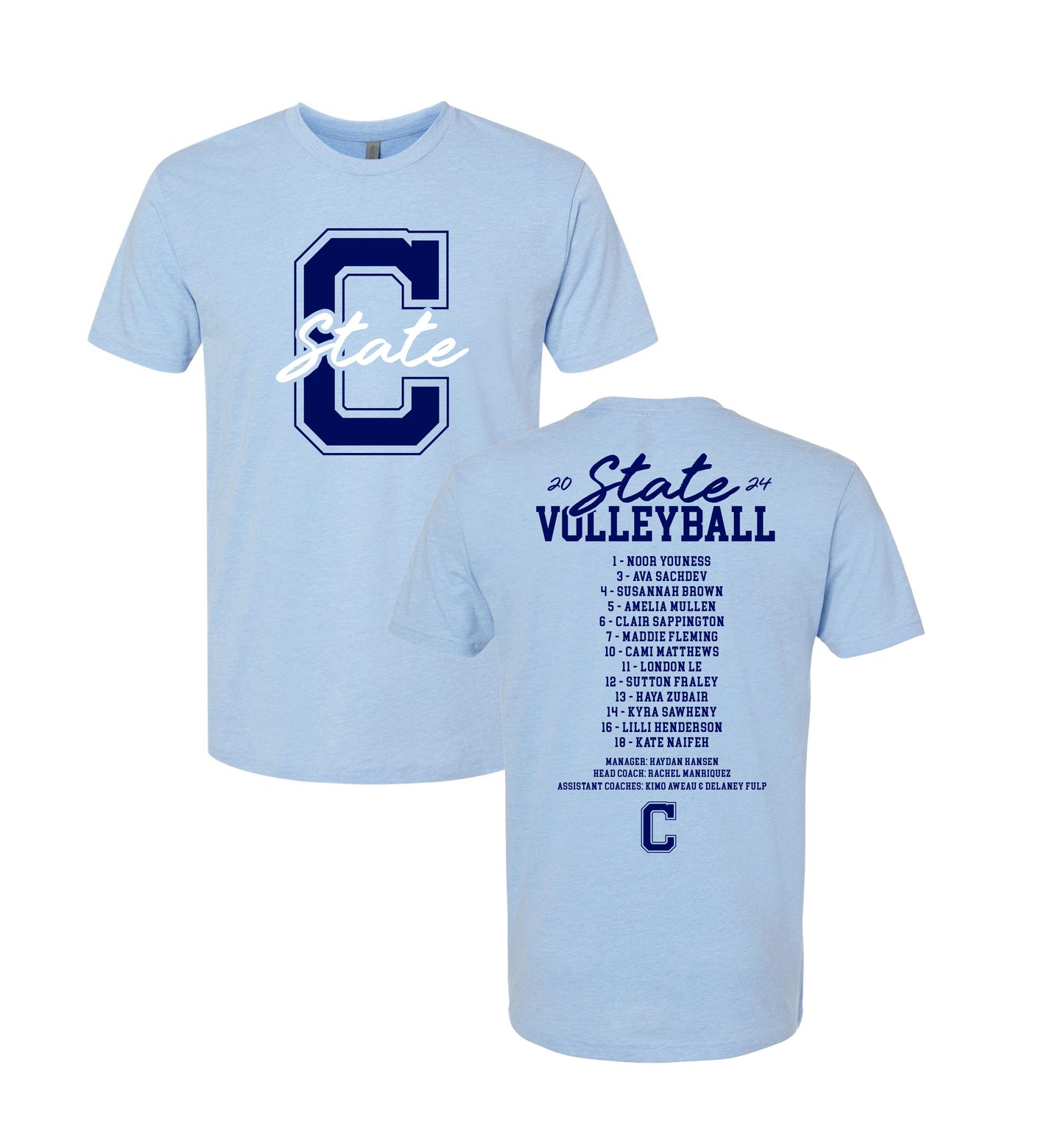 Casady Volleyball State Tee