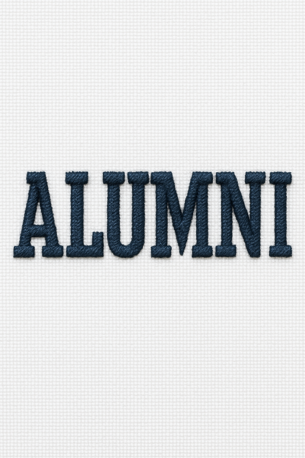 Custom "Alumni" Embroidery