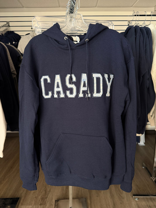 Casady Floral Appliqué Hoodie
