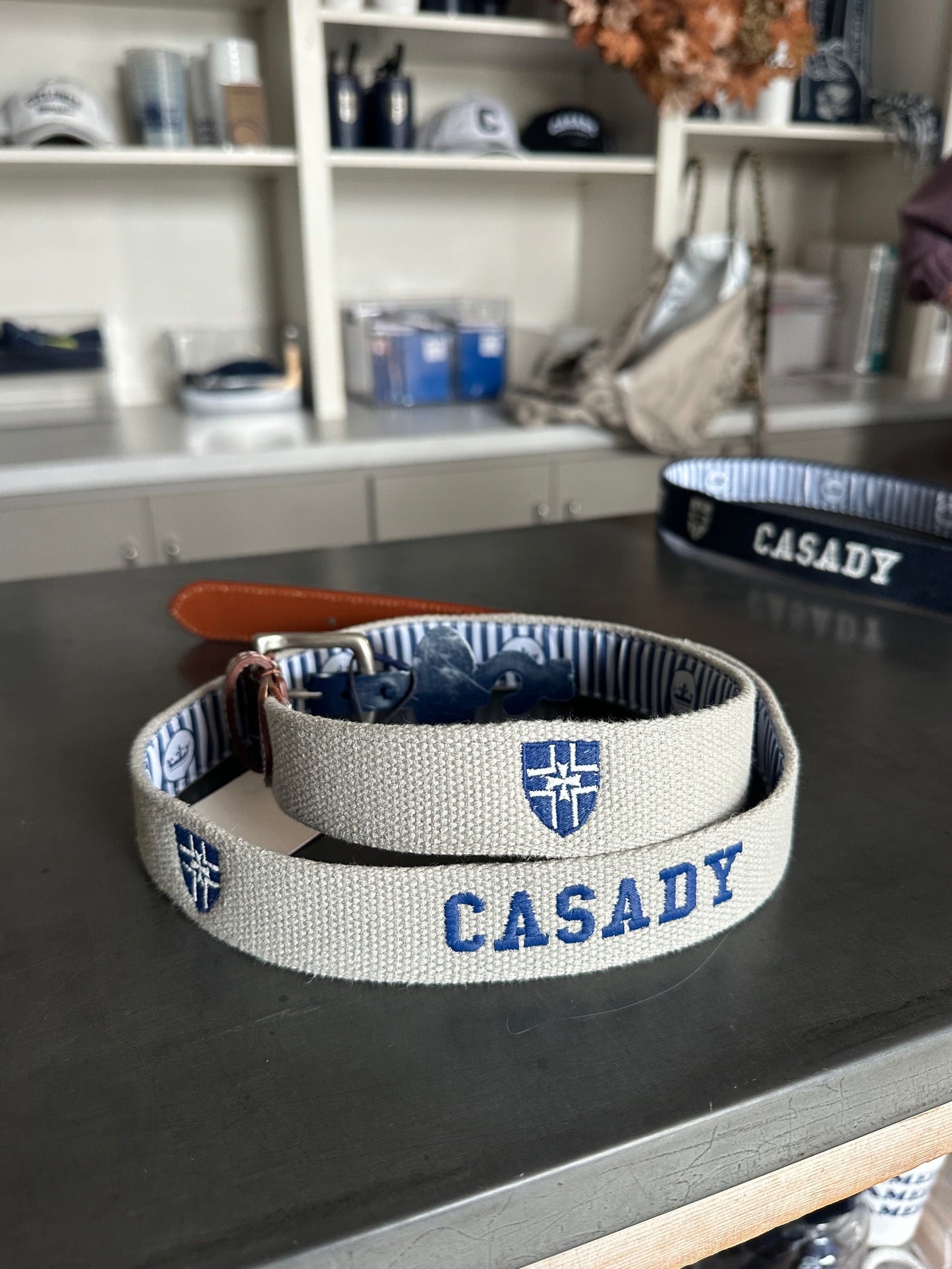 Youth - Peter Millar Casady Embroidered Belt
