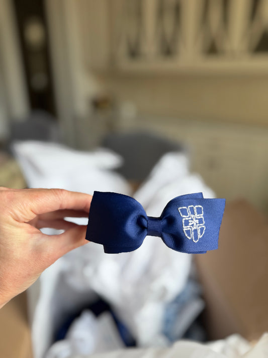 Hand Stitched Bow Headband - 2 colors