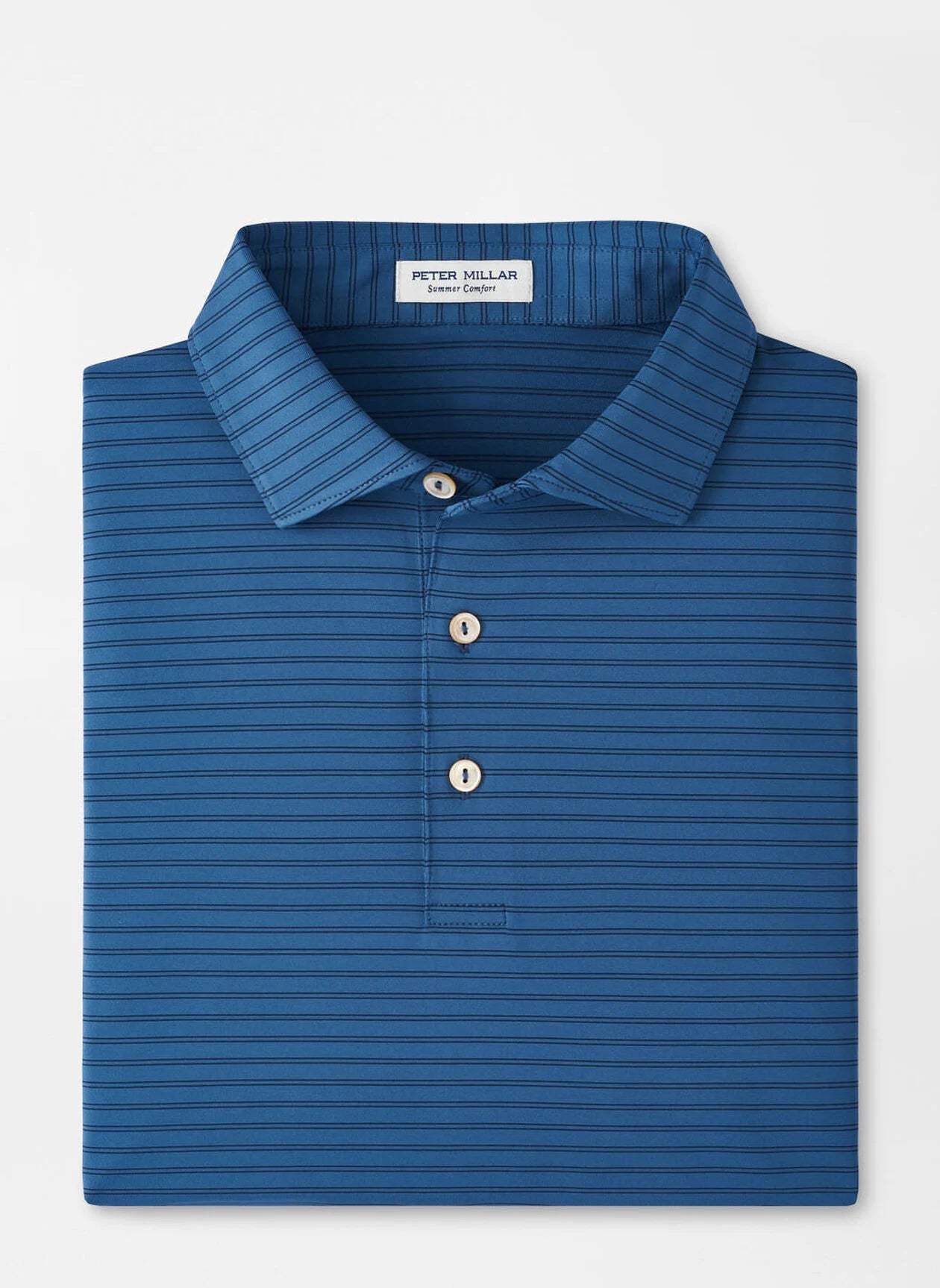 Peter Millar Performance Polo in Blue Haze w/ Crest