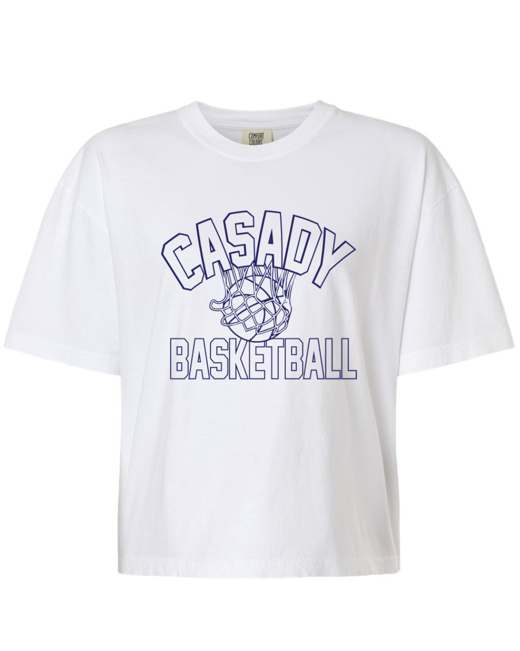 Casady Basketball Net Crop Tee