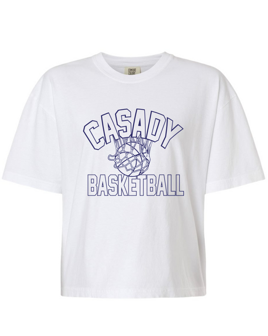 Casady Basketball Net Crop Tee