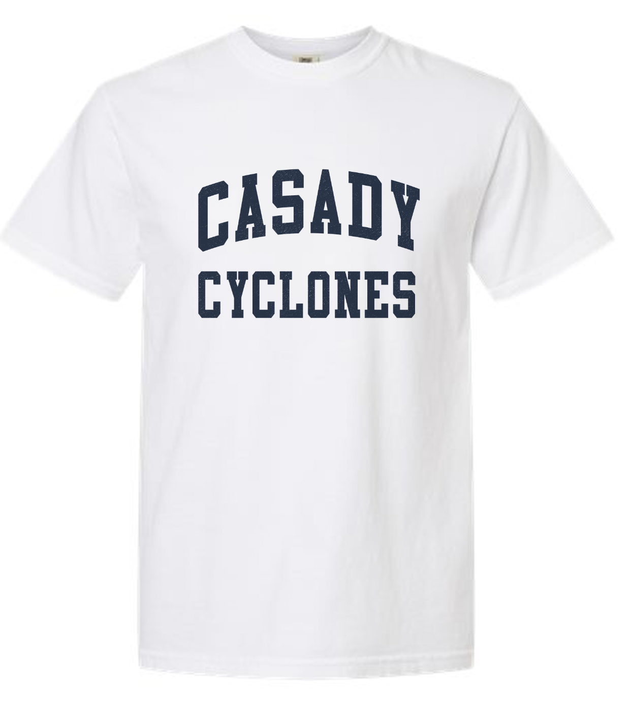 Casady Cyclones Faded Crop Tee