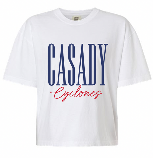 Casady Cyclones Script Midi Tee