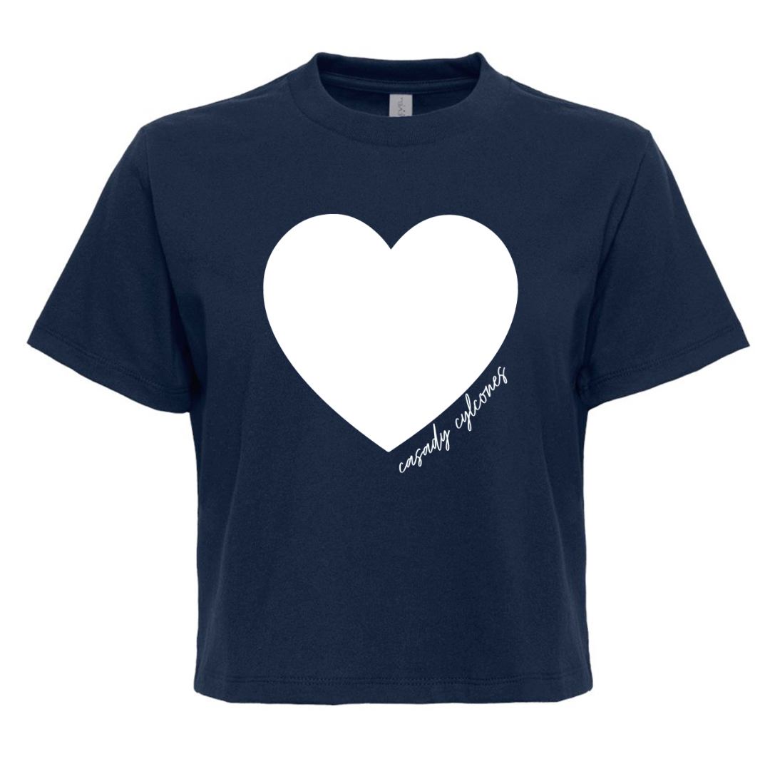Casady Cyclones Heart Tee
