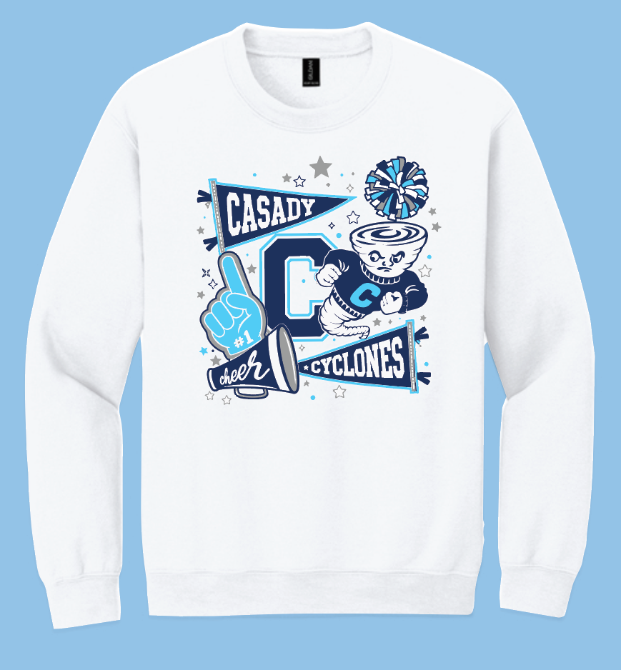 Casady Spirit Glitter Sweatshirt