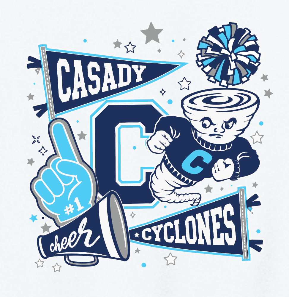 Casady Spirit Glitter Tee