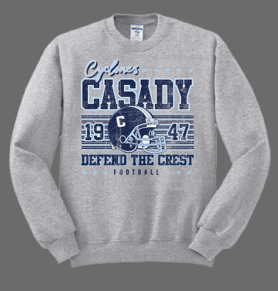 Casady Cyclones 1947 Football Sweatshirt