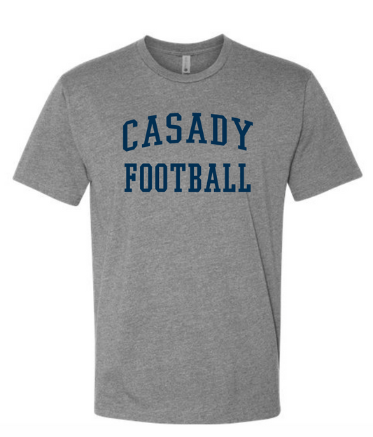 Casady Football Tri-Blend Tee