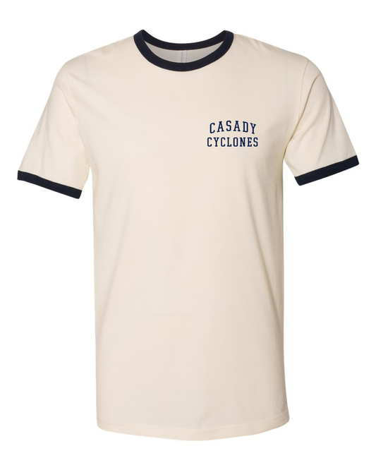 Casady Cyclones Ringer Tee