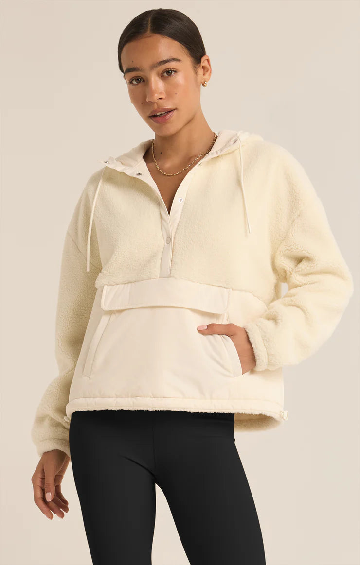 Sherpa Hooded Pullover