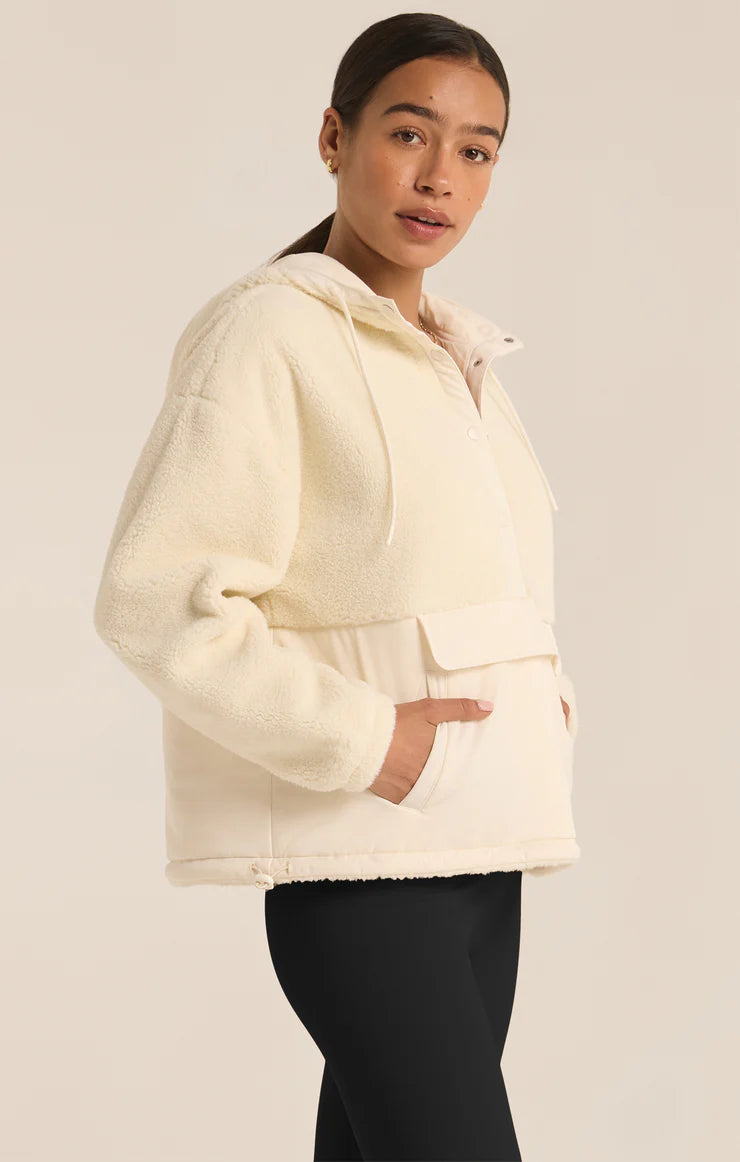 Sherpa Hooded Pullover