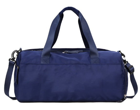 Vinyl Zip Duffel Bag