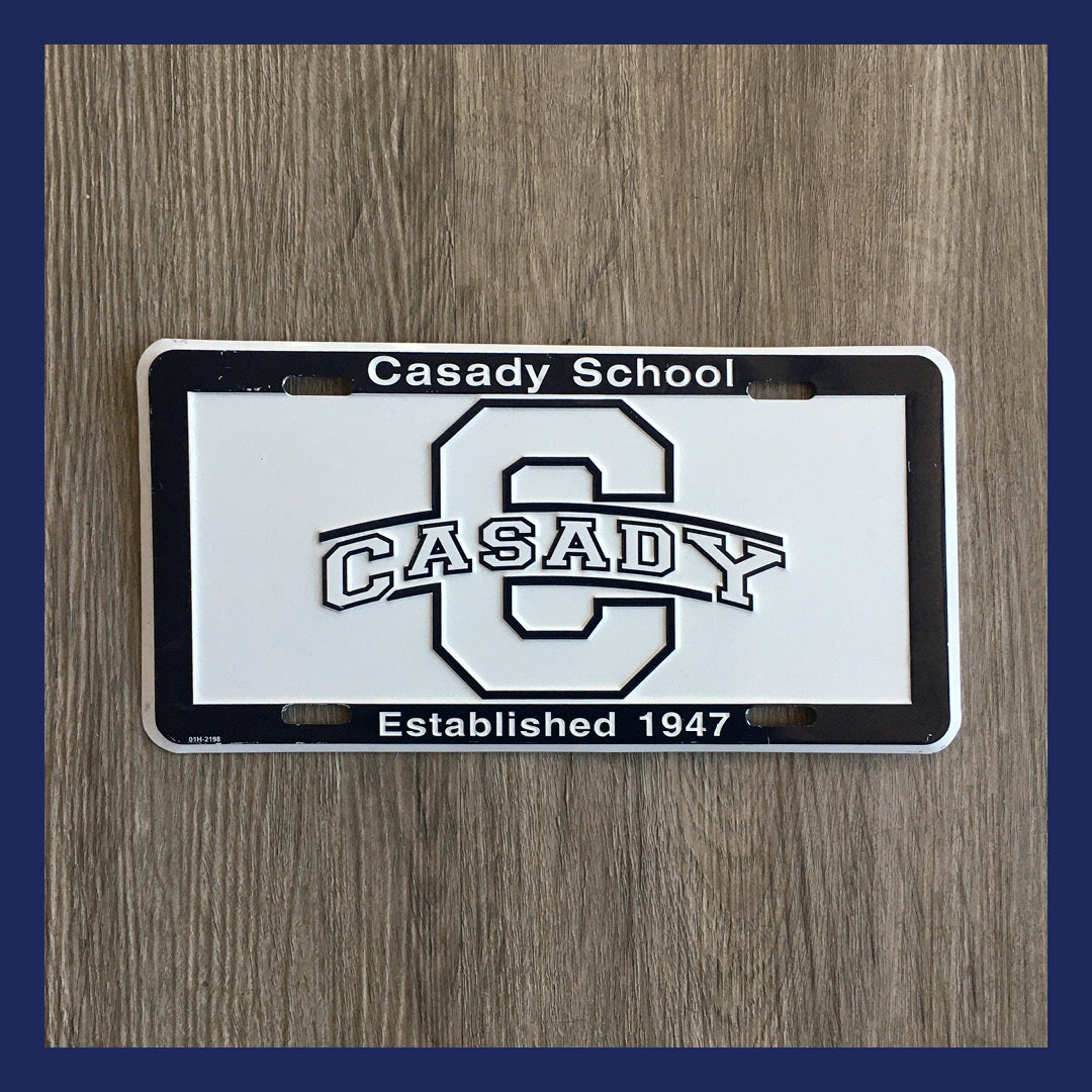 Casady Custom License Plate