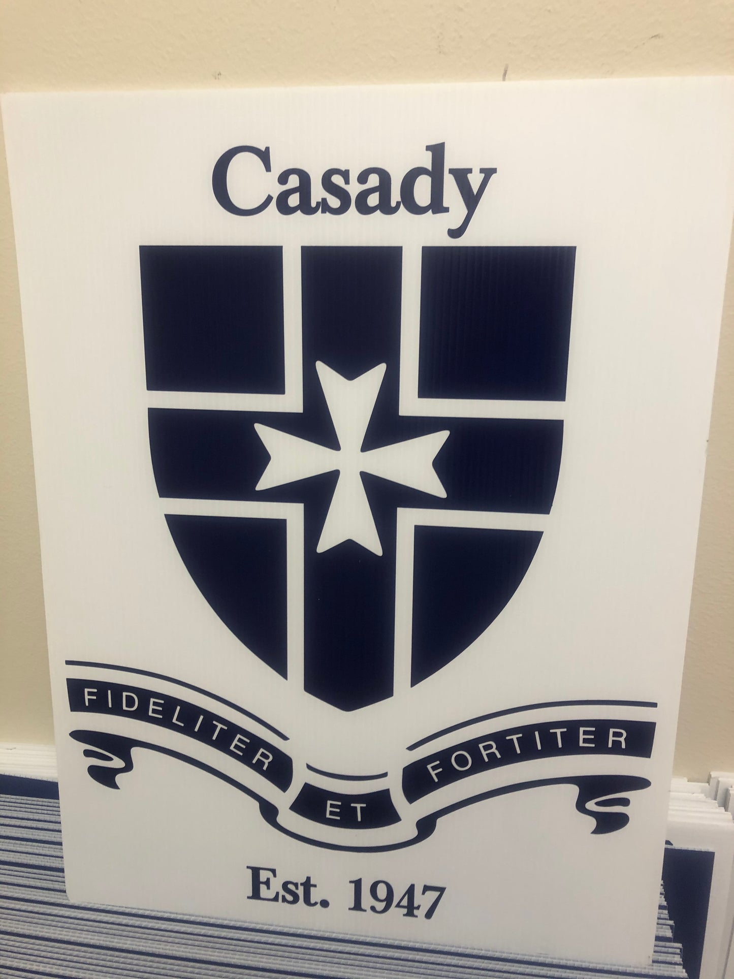 Casady Square Yard Sign