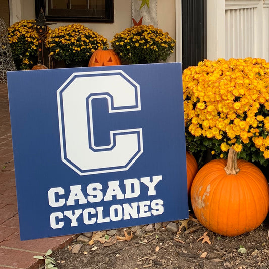 Casady "C" Cyclones Yard Sign